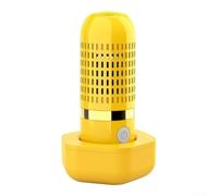 Vegetable Cleaning Machine Portable Produce Cleaner with OH- for ion Technology for Fruit Meat Fish Home Use Yellow 16.2cm(2)