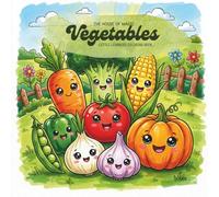 Vegetable Coloring Book for Kids Ages 3-6: 40 Kawaii Veggie Characters - Carrot, Broccoli, Pumpkin, Cucumber and More (Little Learners)