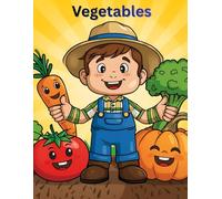 Vegetable Coloring Book for Kids: Fun & Cute Veggie Coloring Pages for Toddlers and Children Ages 3-8 | Easy, Big, and Bold Designs