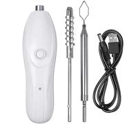 Vegetable Corer Electric 1200mAh USB Rechargeable ABS Zucchini Corer with 2 Stainless Steel Cutter Also Ideal for Fish Scaling in Kitchen, Kitchen Tools