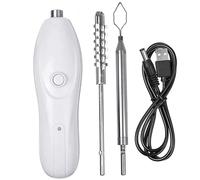 Vegetable Corer Electric 1200mAh USB Rechargeable ABS Zucchini Corer with 2 Stainless Steel Cutter Also Ideal for Fish Scaling in Kitchen