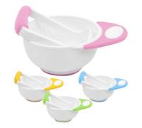 Vegetable Crusher Food Masher Bowl, Non-Slip Puree Mash Bowl with Grinding Bar, Anti-scaling, Vegetable Grinder for Baby Food, Mobile Phone Prepared at Home