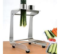 Vegetable Cutter for Cucumber Carrot, 45mm Stick Cutter Tool with 2 Blades, 10 Slices/min, for Sushi Restaurants Canteens