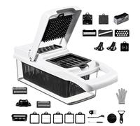 Vegetable Cutter for the Kitchen, Manual Vegetable Cutter, Manual Ergonomic Vegetable Cutter, 26 x Vegetable Cutter, Household Vegetable Cube Cutter for Cucumbers, Carrots