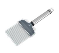 Vegetable Cutter Kitchen Tools Onion Holder Chopper Stainless Steel Gadget Easy Cutting Tool Ideal for Home Resto Kitchens (Silver, 长21.1宽8.3)