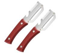 Vegetable Cutter, Manual Serrated Peeler with Non-Slip Handle, Vegetable Cutter and Slicer for Spring Onions - for Cucumber Garlic Sugar Cane Home Apartment Restaurant Camping