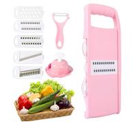 Vegetable Cutter - Multifunctional and Safe with Removable Components and Non-Slip Base | Cutting Machine for Kitchen Food, for Cheese Meat Garlic Salad Fruit Eggs and Cooking Chicken