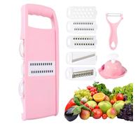 Vegetable Cutter - Multifunctional Processor with Non-Slip Base and Removable Parts | Kitchen Vegetable Slicer | for Potatoes, Cooking, Cheese, Meat, Garlic, Salad, Fruit, Eggs and Cooking