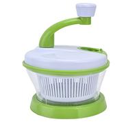 Vegetable Cutter, Safe Salad Spinner Manual Meat Mincer Blender Hand Chopper Garlic Onion Cutter for Veggies, Ginger, Fruits, Nuts, Food Processor for Kitchen Restaurant, Green