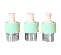 Vegetable Cutter Shapes - 3 Pack, 1x1x2.4 inch, Food Cutter, Fruit Cutting Mold | Sandwich Cutters for Kids, Safe Vegetable Shaping Tool for Bread Cheese Mealtime Fun