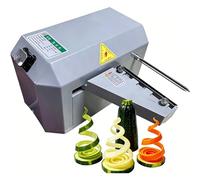 Vegetable Cutting Machine, 3-in-1 Commercial Grater & Spiral Slicer with Reverse Function for Multi Vegetable Processing