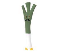 Vegetable Dog Chew Toy - Cute Vegetarian Design, Green Onion Teething Toy | Engaged Puppies Latex Teethers Cartoon Vegetable Figures, Safe Durable Rubber Vegetable Dog Toy for All