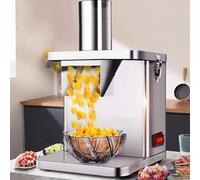 Vegetable Fruit Chopper SlicerVegetable Slicer Electric Electric Vegetable Shredder Machine, Commercial Vegetable Cutter, 2-in-1 Electric Vegetable and Fruit Dicer and Slicer, Automatic Pota