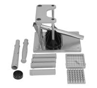 Vegetable Fruit Food Chopper, Wireless Manual French Fry Potato Cutter Dicer, Efficient Even Cutting for Home Kitchen and Restaurant Use with Stainless Steel Blades and