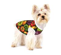Vegetable Fruit Print Lightweight Tank Top for Dogs Dog Shirts for Small Dogs Stretchy T Shirts Sleeveless Vest