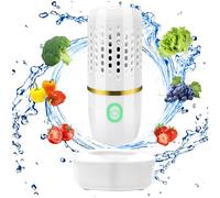 Vegetable Fruit Purifier, Portable Sterilizer for Raw Food, Rechargeable Waterproof Cleaner Powerful Removal of Pesticide Residues, Fresh Produce Washer
