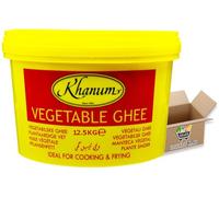 Vegetable Ghee 1Kg/2kg/4kg/12.5kg | Ideal For Cooking & Frying | Suitable For Vegetarians Grocery King (12.5, Kilograms)