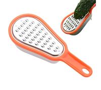 Vegetable Grater Shredder, Manual Grater, Easy to Use Grater with Handle, Stainless Steel Grater for Graters - Kitchen Vegetable Grater, Stainless Steel Hand Grater for Kitchen, Hanging Grater with