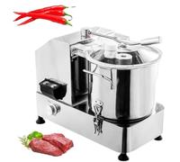 Vegetable Meat Food Processor, Stainless Steel Electric Cutter, Multifunctional Blender Machine for Potato, Onion, Cabbage, Meat, Grains, Nuts, Efficient and Durable