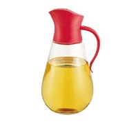 Vegetable Oil Dispenser Kitchen Olive Oil Bottle Sauce and Vinegar Dispenser Bottle Edible Oil Bottle Dispenser Dust-proof and Non-drip Bottle Vinegar Dispenser Bottle(Red)