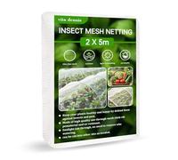 Vegetable Patch Netting 2M x 5M, Fine Mesh Garden Insect Netting for Vegetables, Bird Friendly Fruit and Crop Protection Cover for Raised Beds, Allotments, Greenhouses and Fruit Cages