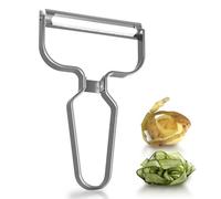 Vegetable Peeler,Food Grade Stainless Steel Carrot Slicer for Kitchen,Larger Wider and Sharper Julienne Peeler Potato Slicer,Cucumber Shredder Dishwasher Safe