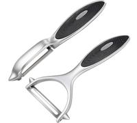 Vegetable Peeler & Potato Peeler for Kitchen, Fruit, Carrots, Vegetable Julienne Peeler, Grated Carrots, Cucumber Julienne Slicer, Vegetable Cutter, I-shaped Stainless Steel Peeler with Juliennes