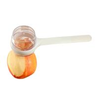 Vegetable Peeler with Collection Container with Wooden Handle Multifunctional Ergonomic and Vegetable Peeler with Storage Box, Suitable for Courgettes, Aubergines, Pears, Oranges, Restaurant, Home