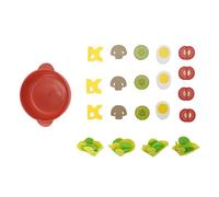 Vegetable Platter Toy Promote Imagination Develop Hands On Ability Realistic Educational Kitchen Toy Set for Preschool Activities