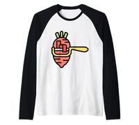 Vegetable Potato Peeler Vegan Vegetarian Cooking Peel Good Raglan Baseball Tee