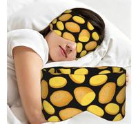 Vegetable Potato, Sleep Mask for Home Travel, Full Eye Covers Light Blocking Eye Mask Sleep Eye and Ear Muffs