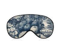 Vegetable Print Pattern Sleep Mask with Adjustable Strap, Breathable Sleep Masks for Women Men, Soft Eye Mask for Side Sleepers, Travel, Office Nap, Airplane & Blocking Light