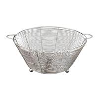 Vegetable Rinse Cover - Mesh Holder, Drain Bowl | Metal Filter Washing Container, Food Preparation Of Soaking To Produce Pear Celery Salad Radish Grapes Greens Cleaning Basin