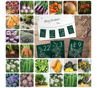 Vegetable Seed Advent Calendar Gift - 24 Hand-Selected Veg Varieties for Garden Lovers - Fun Pre-Christmas Gardening Activity - Grow Your Own Vegetables by Suttons