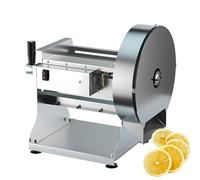 Vegetable Slicer, Electric & Manual Onion Cutter with Suction Base, Adjustable Stainless Steel Mandoline for Kitchen, Salad, Home Use