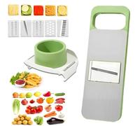 Vegetable Slicer - Multifunctional Kitchen Vegetable Cutter | Onion Chopper with Peeler, Cheese Grater, Ideal For, Carrot, Potato, Cucumber, Lemon, Garlic | Sewing Gadget
