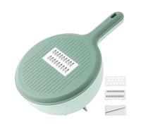 Vegetable Slicer - Onion Chopper - 6 in 1 Potato Slicer with Drain Basket Multifunctional Slicer Portable Kitchen Gadgets for Vegetables Cheese Fruit