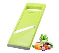 Vegetable Slicer Portable Kitchen Handheld Mandoline Food Slicer, Fruit Cutter Peeler Chip Maker Stainless Steel for Potato Cucumber Cheese Carrot Quick Slice Uniform Slicing Knife