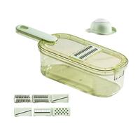 Vegetable Slicer - Practical Vegetable Cutter Guide | Easy to Use Vegetable Chopper Grater | Multifunctional Vegetable Cutter Vegetable Spiralizer with 1.5 L Container for Cooking and For