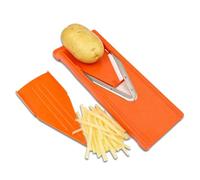 Vegetable Slicer Set, 3 in 1 V Blade Mandoline Cutter with Blade Hand Guard Multifunctional Manual Food Dicer Grinder Kitchen Cooking Tool for Veggie, Potato, Onion, Carrot