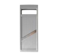 Vegetable Slicer,Stainless Steel Portable Vegetable Chip Maker,Manual Slicer for Kitchen Handheld Chopper for Food Vegetables French and Cutter Potato Cutter for Chips (Green,Grey) (Grey)