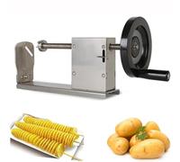 Vegetable Spiral Cutter & Tornado Chips Slicer for Potatoes, Carrots, Cucumbers - Create Healthy Snacks Easily at Home