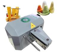 Vegetable Spiral Slicer, 100W Commercial Grater, Vegetable Cutting Machine, 3-Mold Slicing and Strip Cutting, Mesh, Forward and Reverse Switch, Various Vegetable Production