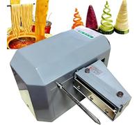 Vegetable Spiral Slicer Cutter Shredder, 3-in-1 with Multiple Molds, Continuous Cutting Tool, for Home and Restaurant Kitchens