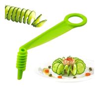 Vegetable Spiralizer: Crank Crank Slicer, Food Slicer | Manual Fruit Twister, Carrot Spiral Tool, Kitchen Ribbon Swirl, Potato Shredder, T