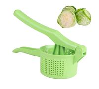Vegetable Squeezer Press - Professional Pressing Tool, Rust Resistant Alloy Frame, Easy Clean Design Base Stability | Food Prep Gadget For Fresh Juicing Cooking Baking Ingredient Preparation Use
