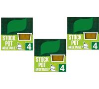 Vegetable Stock Pot 112g 3 Pack,These concentrated stock pots dissolve easily in boiling water to deliver a deep, full-bodied vegetable taste.