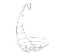 Vegetable Storage Solution with Banana Hanger - Modern Fruit Basket Stand, Standing Display Stand for Bowl Organizer, Decorative Kitchen Storage | Countertop