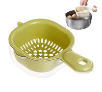 Vegetable Strainer - Vegetable Draining Container - Kitchen Draining Basket - for Salad Making Camping Refrigerator Countertop Picnics Berry Food Pasta Noodles
