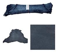Vegetable Tanned Goat Skin Full Grain Soft Feel Leather Suitable for Leathercrafts Bookbinding Garments "Buxton" (Navy)